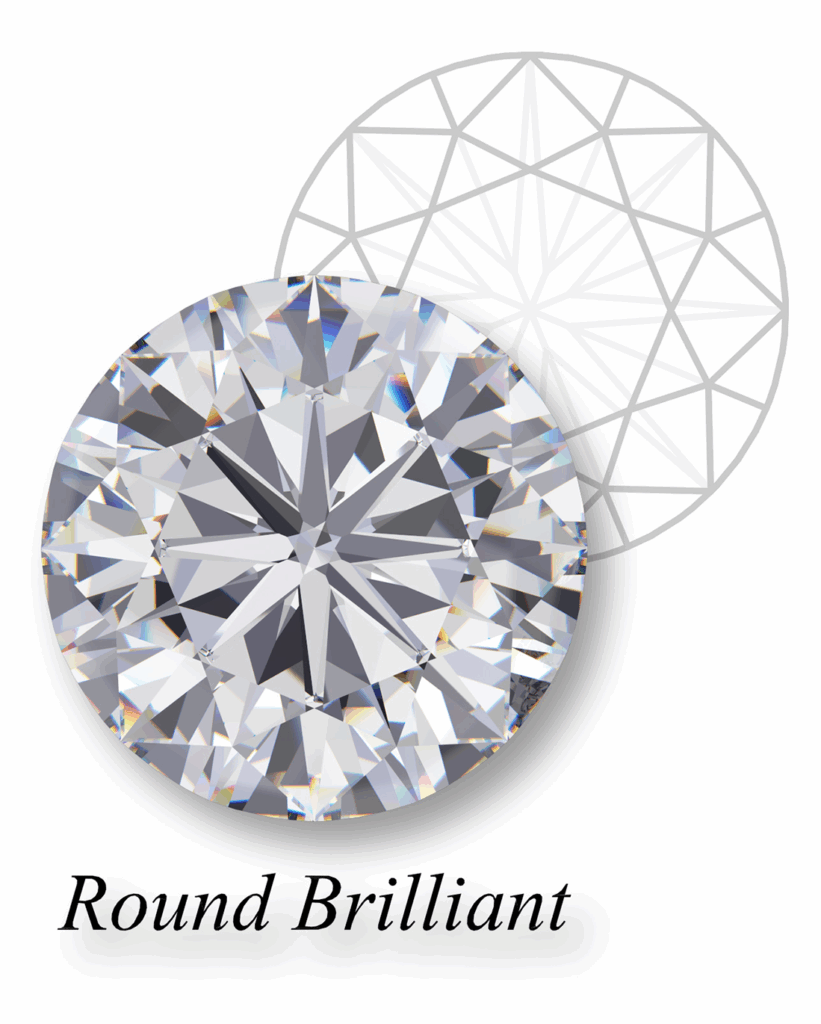 Viên kim cương round cut rực rỡ ánh sáng – biểu tượng cho sự chuẩn mực và thanh lịch vượt thời gian